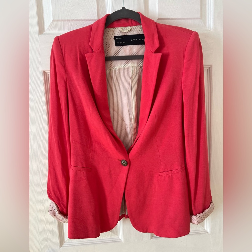 Zara Basic Pink Blazer